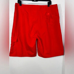 Basix Men, L, reversible, surf bermuda cargo drain pockets snap lace up front